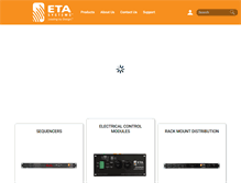Tablet Screenshot of etasys.com